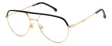 Designer Men Carrera Eyeglasses: 311 - Gold Striped Black - SpecSMART Eye Clinic (Diagonal View)